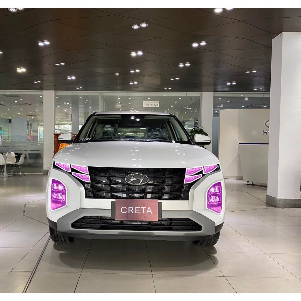 HYUNDAI CRETA 2022-2023 - Film PPF chống xước che mờ các vết xước cũ ĐÈN PHA ( Cam kết chống xước tuyệt đối )