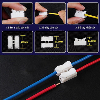 Bộ 50 Cút Nối Dây Điện CH2