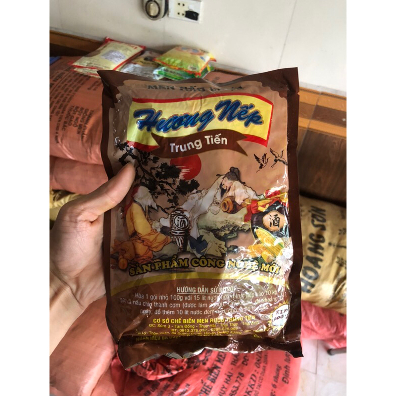 MEN RƯỢU HƯƠNG NẾP TRUNG TIẾN GÓI 500G