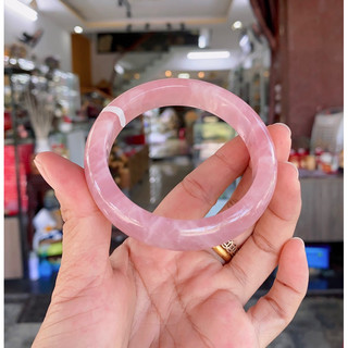 Vòng bảng thạch anh hồng tự nhiên