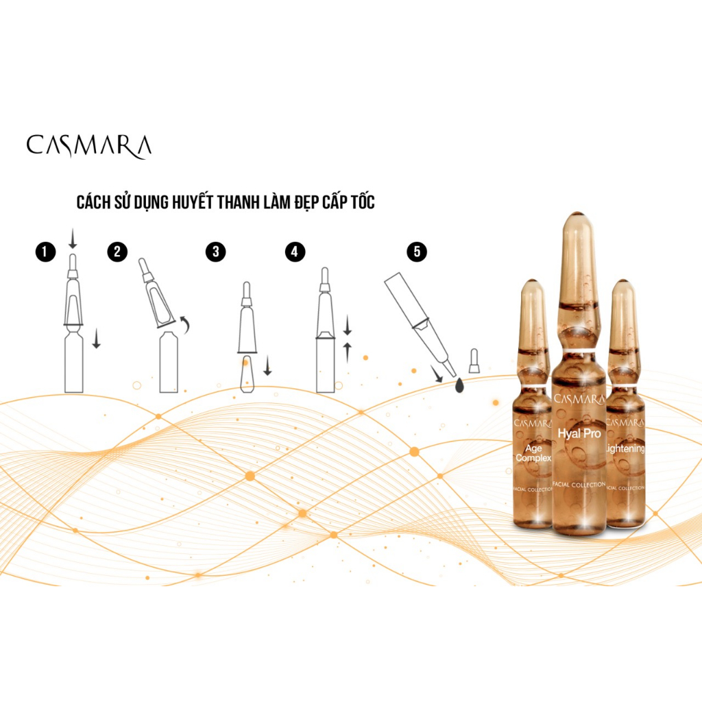 Huyết Thanh Trẻ Hóa Casmara Age Complex Ampoule Flash 20 ống