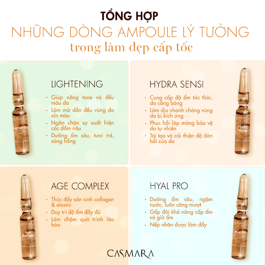 Huyết Thanh Trẻ Hóa Casmara Age Complex Ampoule Flash 20 ống