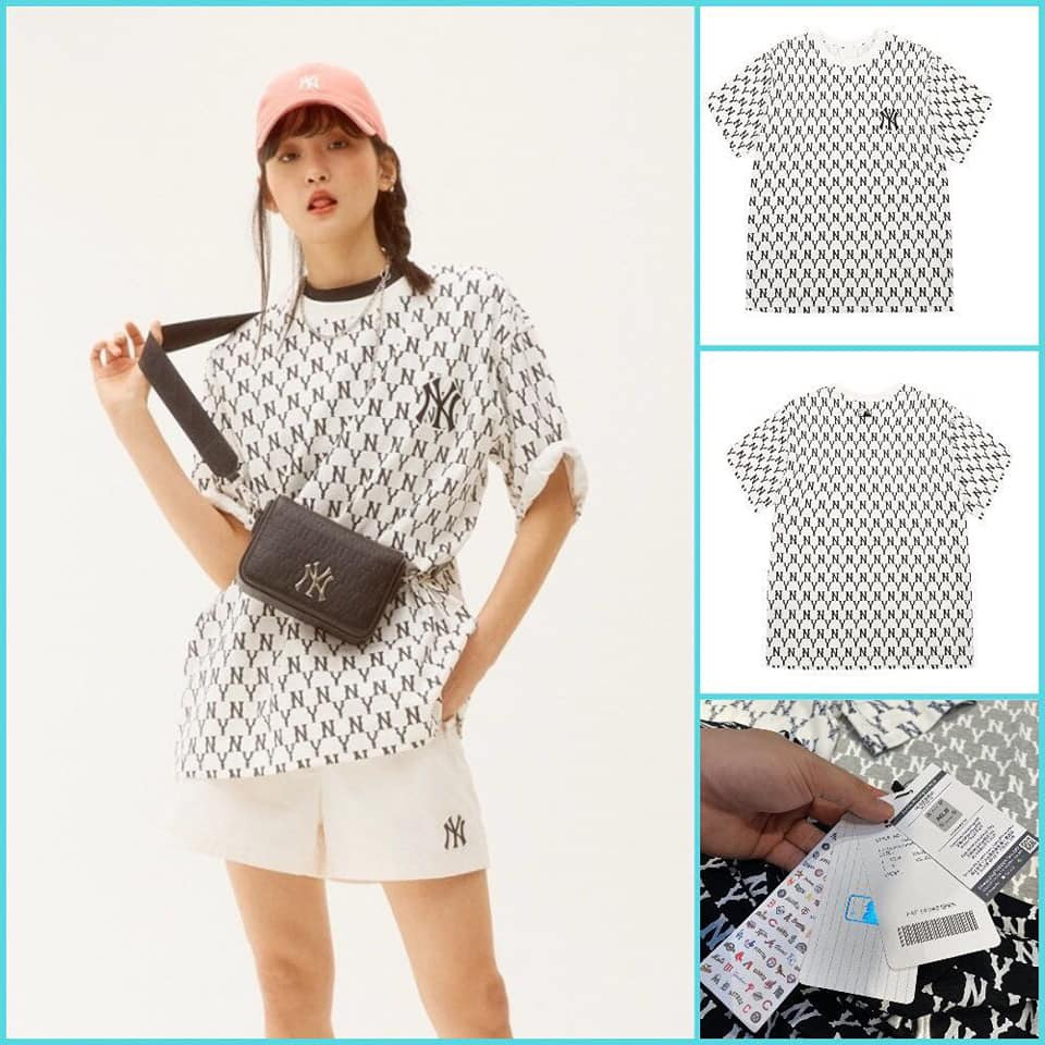 Áo thun MLB phông cotton cổ tròn, tay ngắn, mềm mịn , thấm mồ hôi.