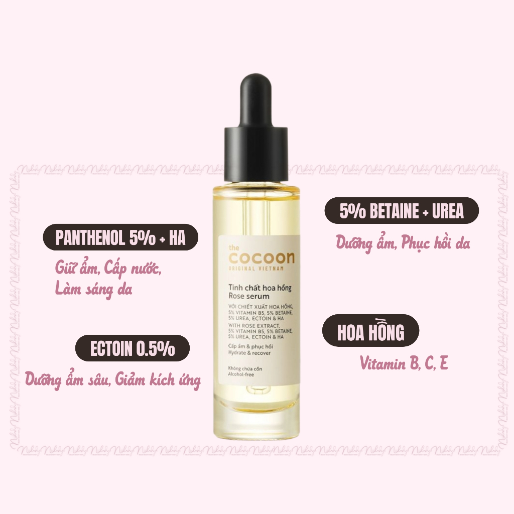 Tinh chất hoa hồng Cocoon Rose Serum