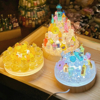 Đế đèn led gỗ trang trí đèn ngủ handmade, DIY kích cm