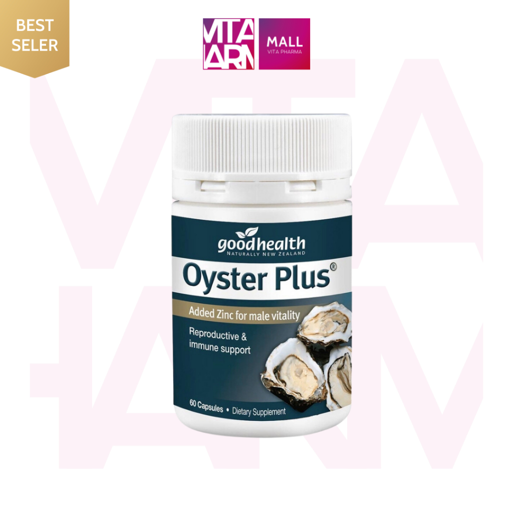 Viên Uống Tinh chất hàu lùn Oyster Plus ZinC Good Health 60 viên - hàng Úc