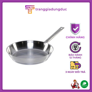 Chảo rán WMF Gourmet Plus Frying pan 28cm, không chống dính, chất liệu thép không gỉ