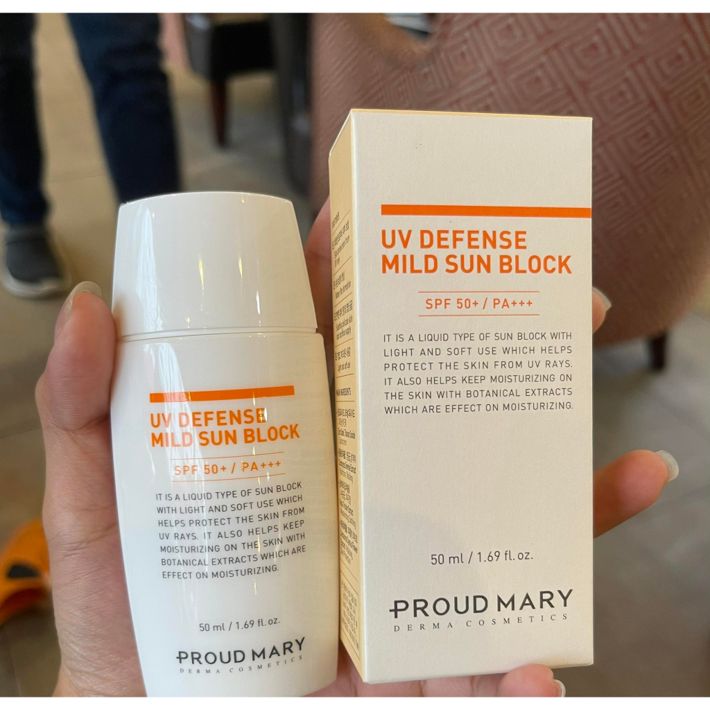 Kem Chống Nắng PROUD MARY UV DEFENSE MILD SUN BLOCK SPF50+ / PA+++ 50ML