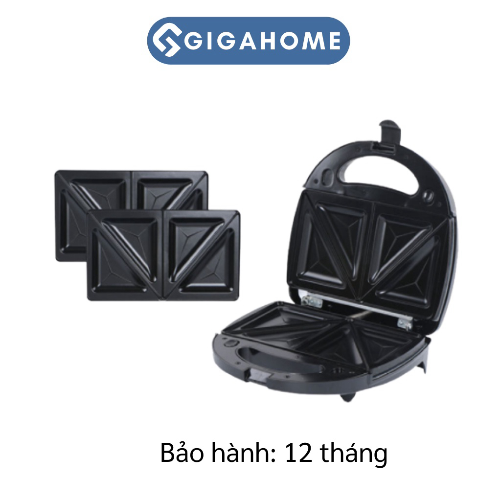 Máy Nướng Bánh Mì Sandwich, Hotdog GIGAHOME KJ-105 Công Suất 750W Tiện Lợi 9209