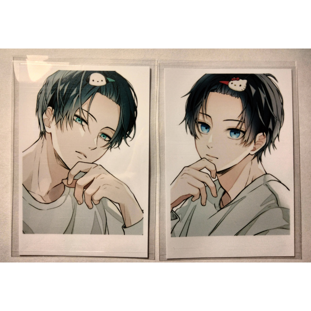 Card/Pola artist Anime Blue Lock char isagi yoichi, Rin itoshi