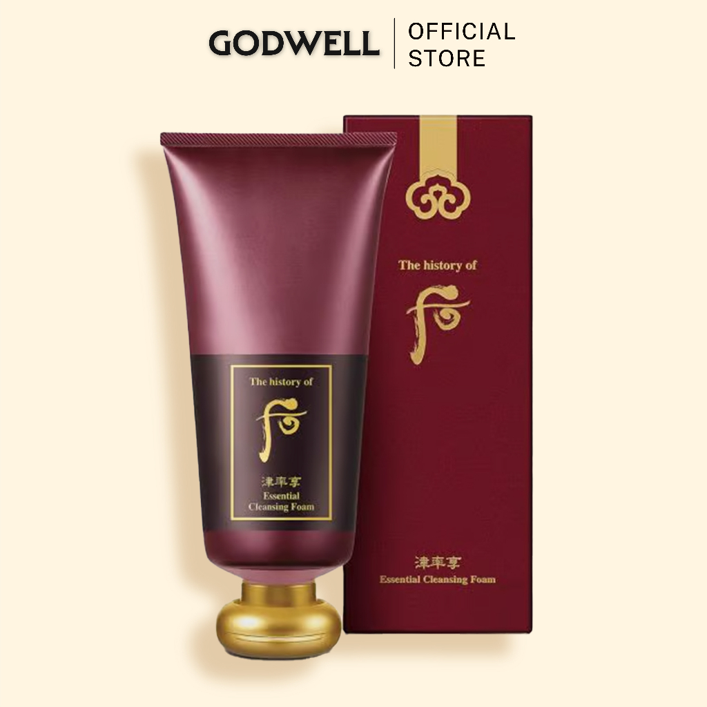 [THE HISTORY OF WHOO]  Sữa Rửa Mặt Jinyul Essential Cleansing Foam 180ml
