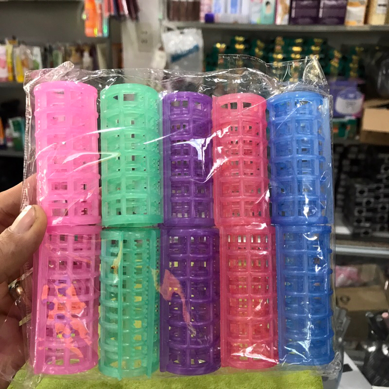 1 bịch 10 cái ống Chụp tóc(màu ngẫu nhiên)