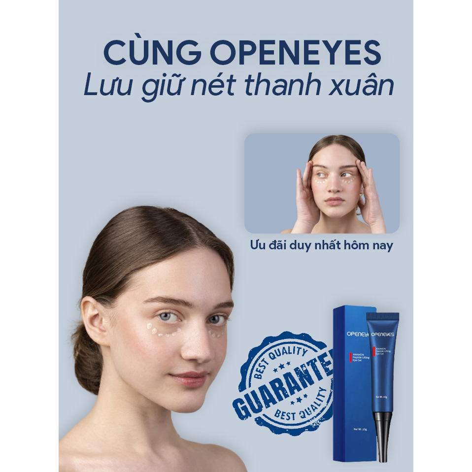 OpenEyes Kem xóa bọng mắt nhập khẩu chính hãng 15gr