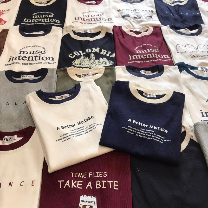 Áo Thun Tăm Gân A BETTER MISTAKE Tay Ngắn Cổ Tròn Ôm Body, Thun Tăm Gân Co Giãn, Form Baby Tee - GUNN