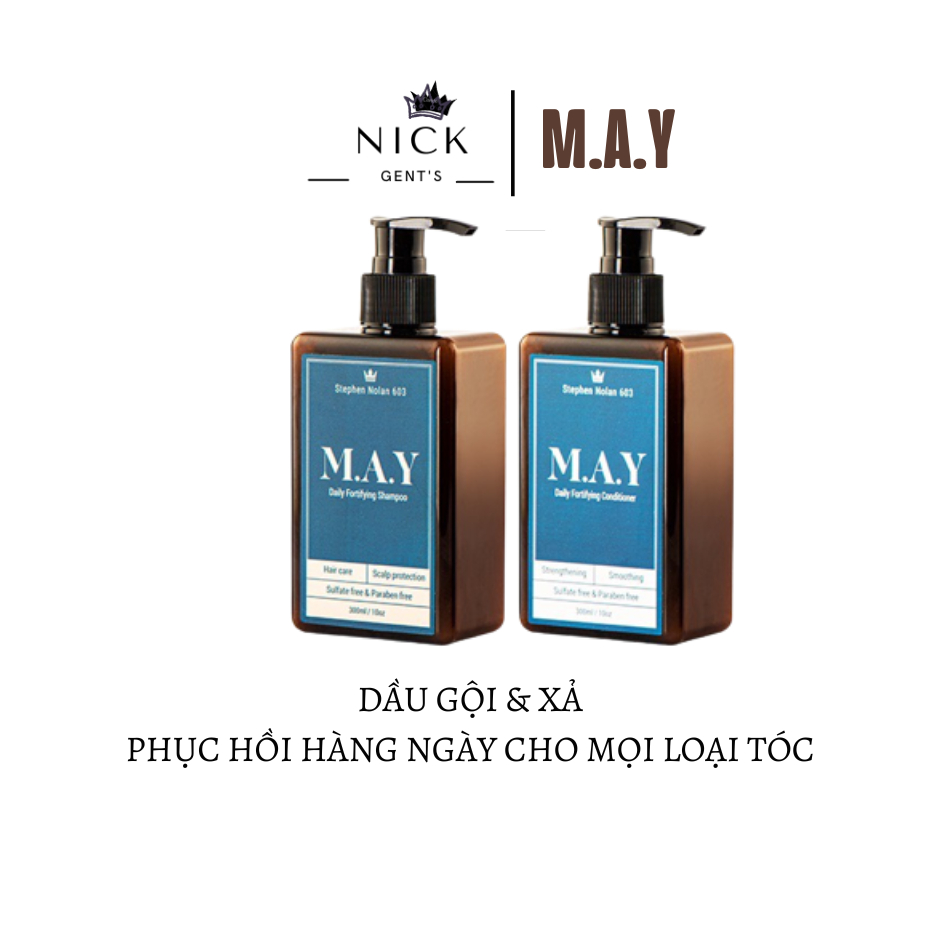 [ Hàng chính hãng ]  Dầu Gội & Dầu Xả Stephan nolan 603 Dưỡng & Phục Hồi Tóc 300ml  - M.A.Y