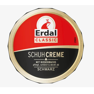 Xi đánh giầy và đồ da mầu đen Erdal Schuhcreme schwarz 75ml của Đức