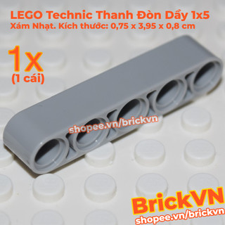 [1 Cái] LEGO Thanh Đòn Dầy 1x5 Xám Nhạt ID 4211651 32316