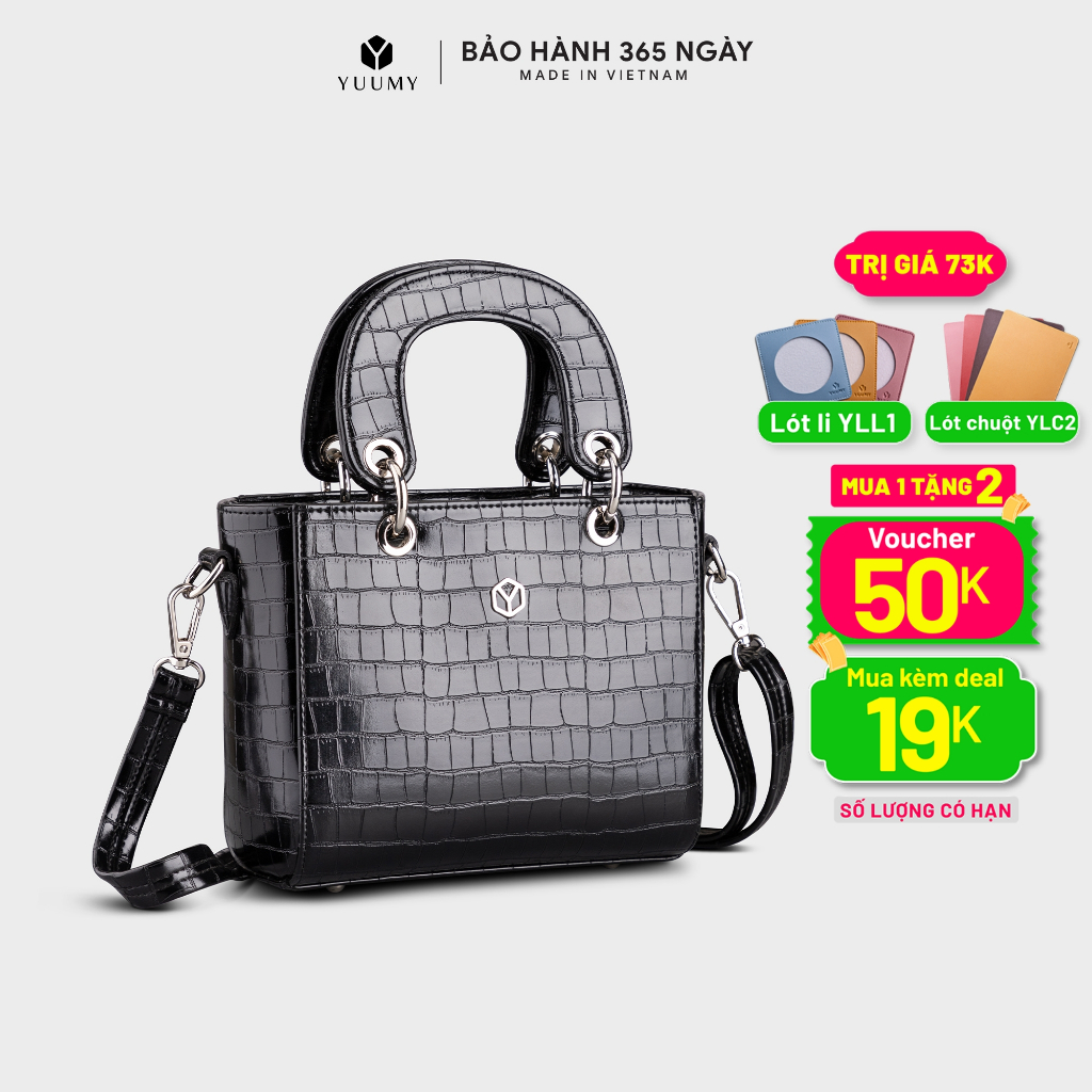 Túi xách nữ cầm tay vân da cá sấu lady Yuumy YTX31