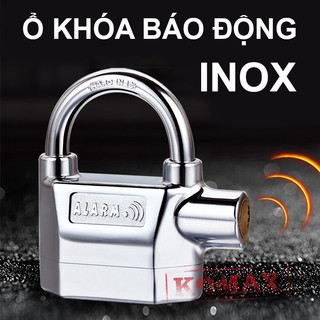 Ổ khóa chống trộm 2 lõi bi k-8325a, khóa báo động chống trộm loại tốt k-8325 innox bền và tốt
