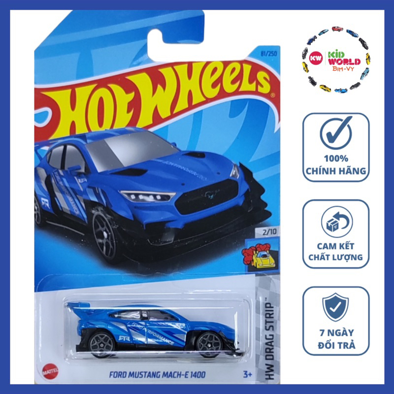 Xe mô hình Hot Wheels basic Ford Mustang Mach-E 1400 HKK02.
