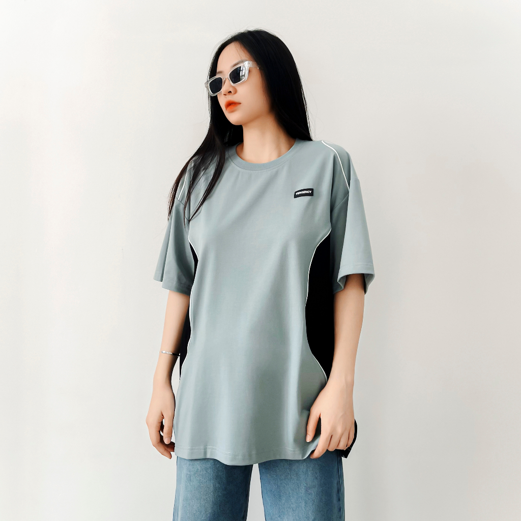 Áo thun Vergency nam nữ 011 BlokeCore/ Gray, white