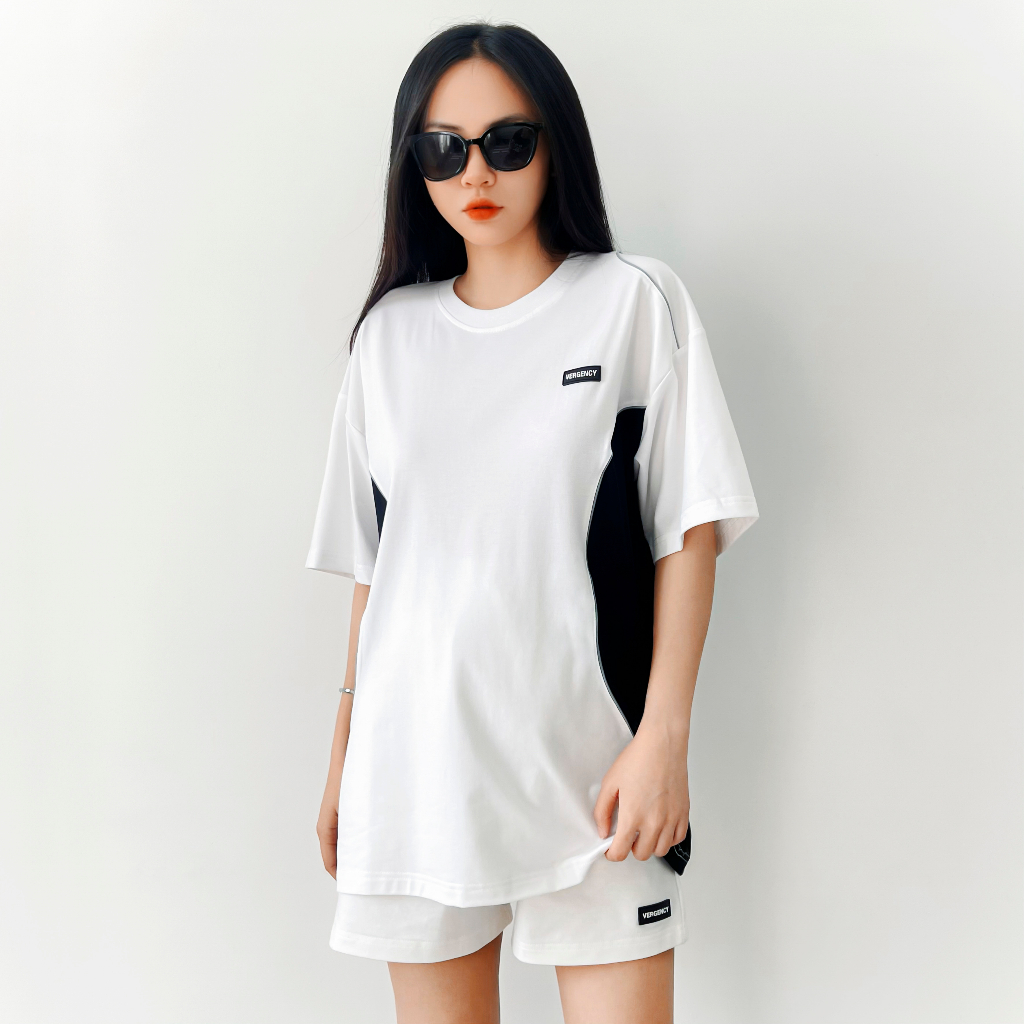 Áo thun Vergency nam nữ 011 BlokeCore/ Gray, white