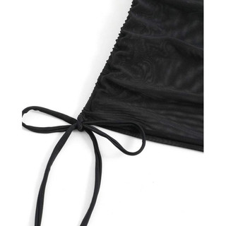 𝒫𝑒𝒶𝒸𝒽𝓎 𝒷𝒾𝓀𝒾𝓃𝒾 - Váy lưới mỏng mặc kèm bikini
