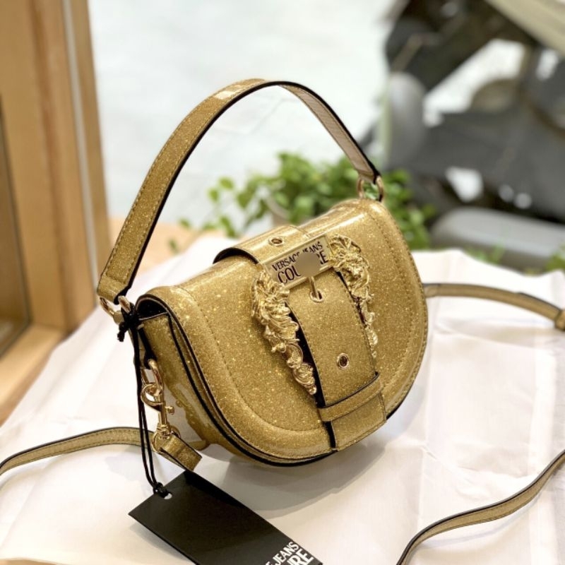 TÚI VERSAC.E JEANS COUTURE dáng bầu mini 2 dây đeo