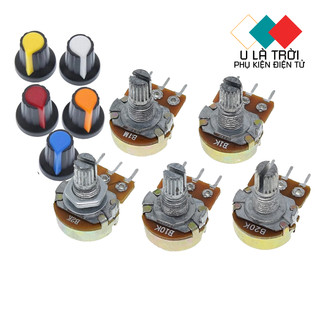 Biến trở volum, triết áp đơn wh148 1k 2k 5k 10k 50k 100k 500k nhiều giá trị tùy chọn