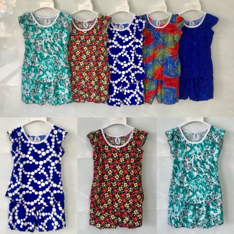 Combo 5 bộ thun lạnh bé gái 8-22kg