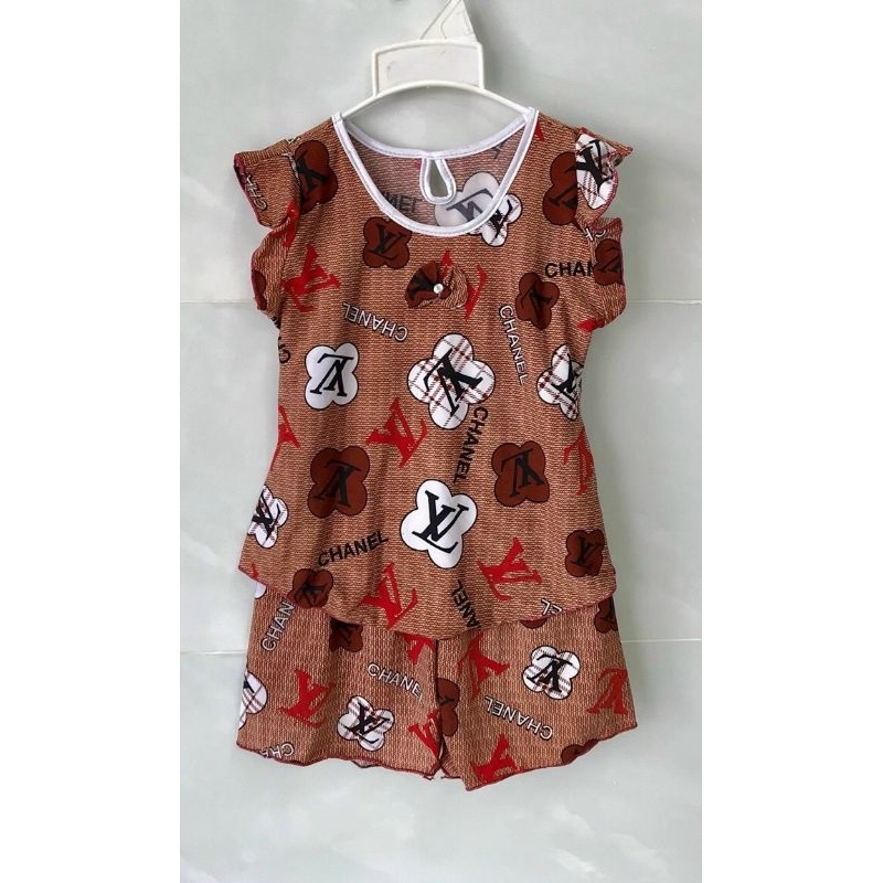 Combo 5 bộ thun lạnh bé gái 8-22kg