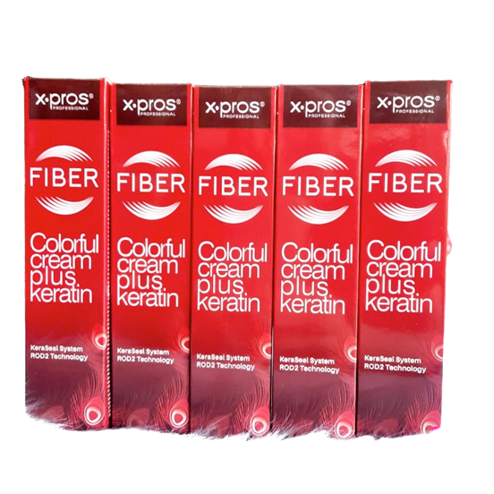 Nhuộm tóc keratin X.Pros Fiber kèm oxy 100ml
