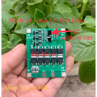 Mạch 3S -30A full linh kiện V3.1