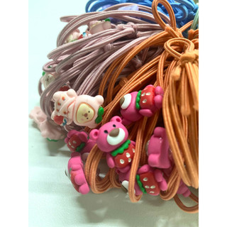 Cột tóc, đồ buộc tóc thun gắn charm dễ thương, cute