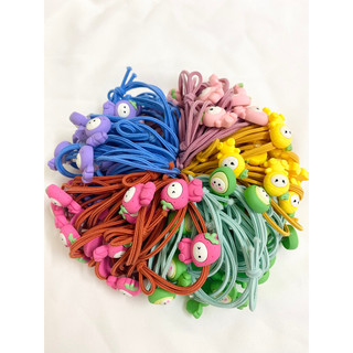 Cột tóc, đồ buộc tóc thun gắn charm dễ thương, cute