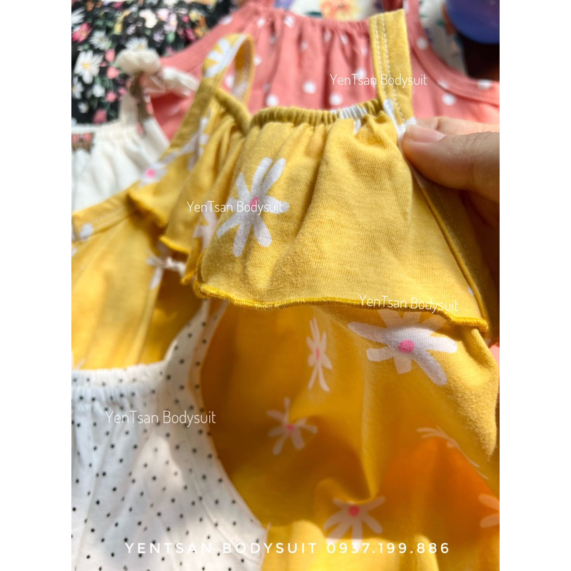 Bộ Body Jump cho bé, Jump suit, bodysuit hai dây