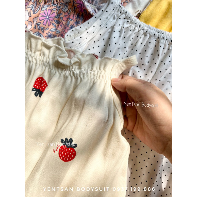 Bộ Body Jump cho bé, Jump suit, bodysuit hai dây