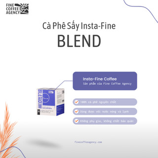 Hũ Cà phê Sấy Pha Lạnh Insta-Fine Blend Robusta và Arabica