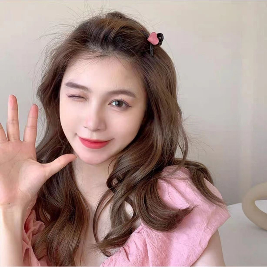 Kẹp Tóc Hình Trái Tim Nhỏ Phong Cách Hàn Quốc Dễ Thương Thời Trang Cho Nữ