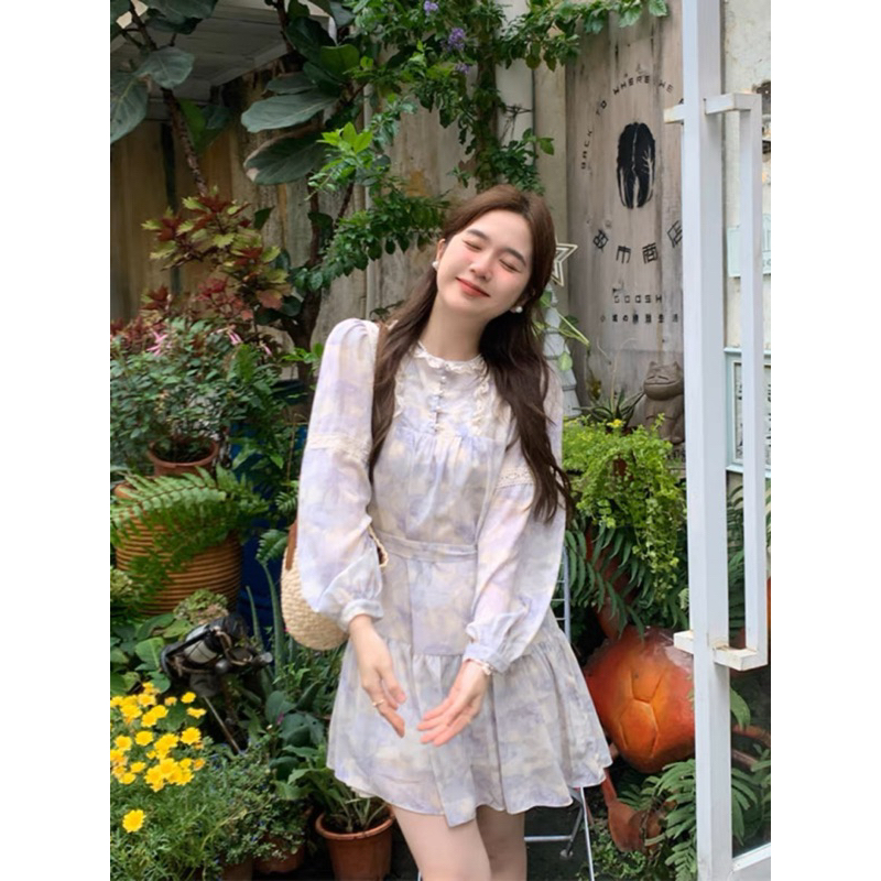 Đầm Hoa Nhí Dáng Babydoll Dáng Xoè Taobao Order