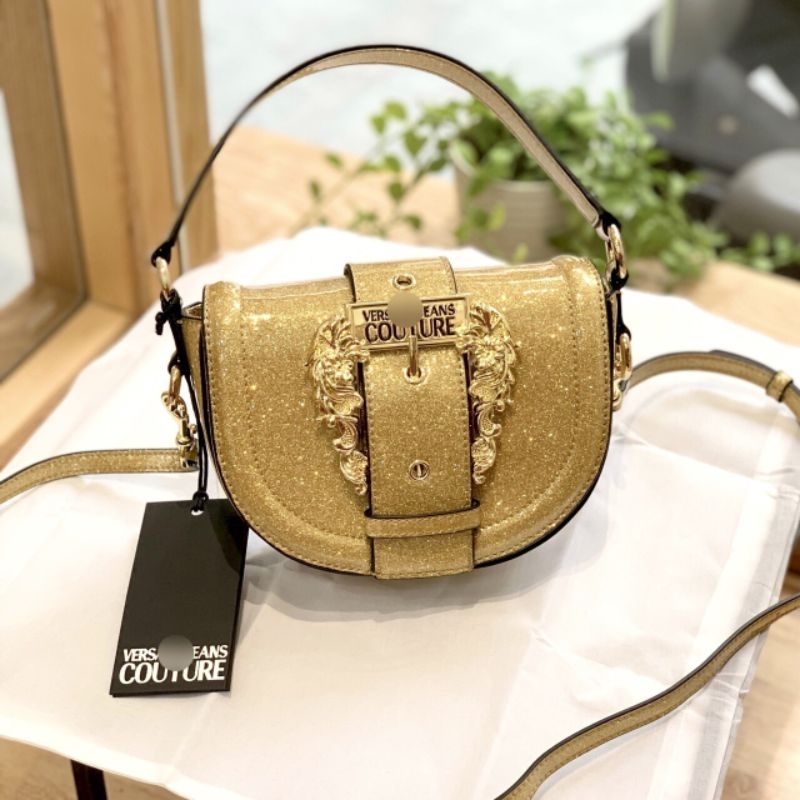 TÚI VERSAC.E JEANS COUTURE dáng bầu mini 2 dây đeo