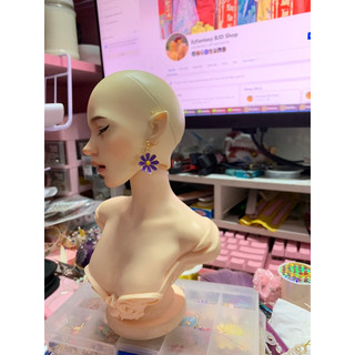 Bông tai búp bê bjd 1/3