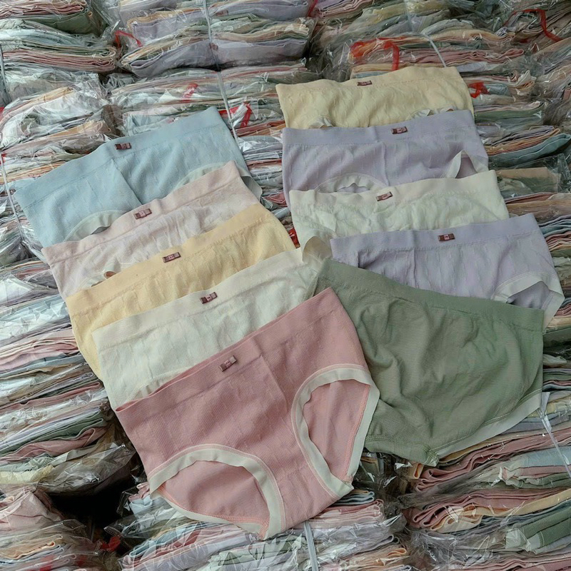 72k/10 quần lot cotton nơ màu batel
