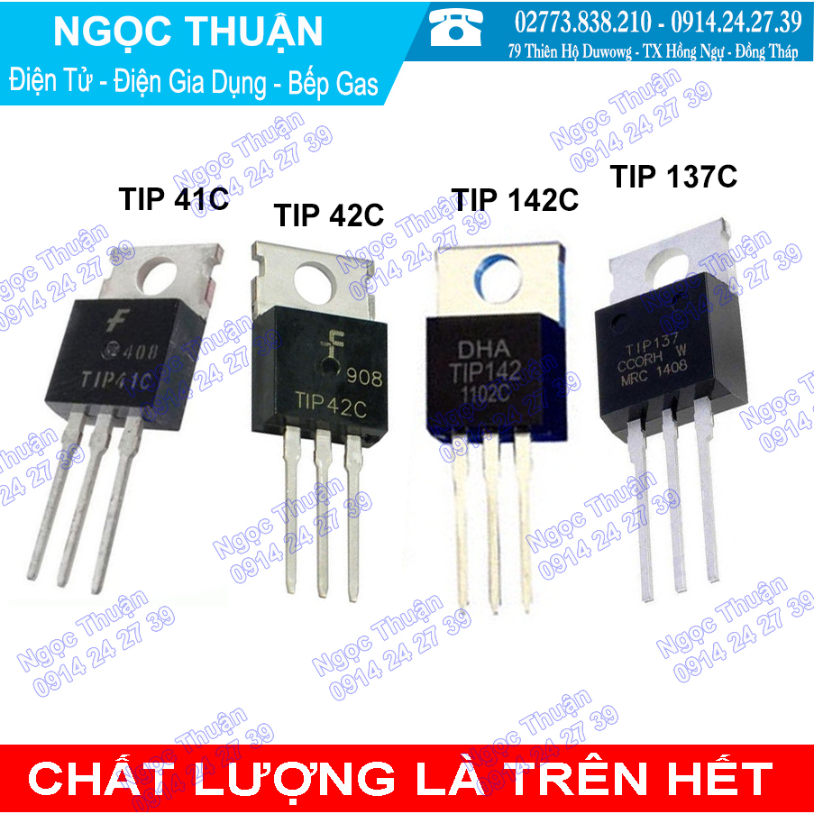 TIP41C , TIP42C , TIP137 , TIP142