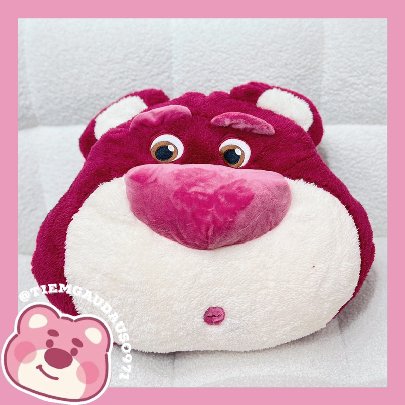 Đầu Gấu Dâu Lotso Kèm Mền 2in1 Phù Hợp Du Lịch Và Văn Phòng