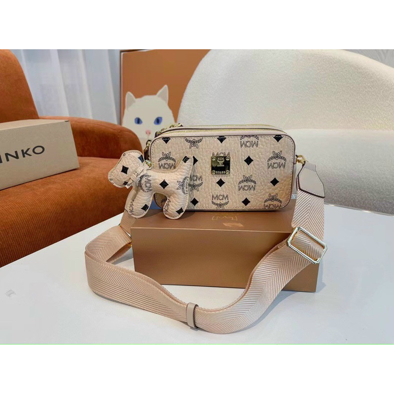 Túi đeo chéo da Em Ci Em