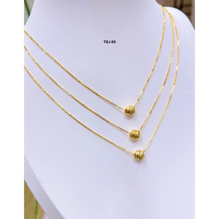 Combo dây chuyền mặt cầu vàng