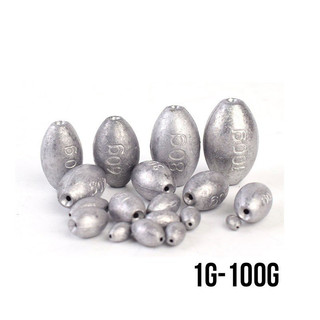 Chì câu cá, chì tròn xuyên tâm chất lượng 20g đến 100g