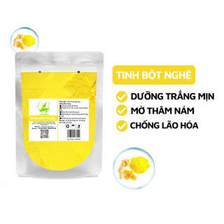 Tinh bột nghệ nguyên chất 100gram Thảo Mộc Xanh