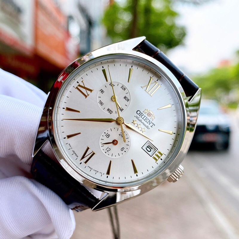 Đồng hồ nam dây da Orient Automatic Three Star Altair RA-AK0508S10B